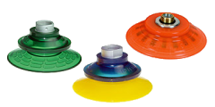 Flat Suction Cups Round Duraflex